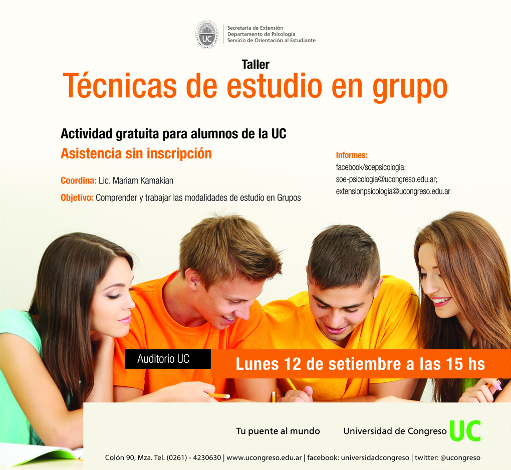 TALLER TECNICAS DE ESTUDIO 