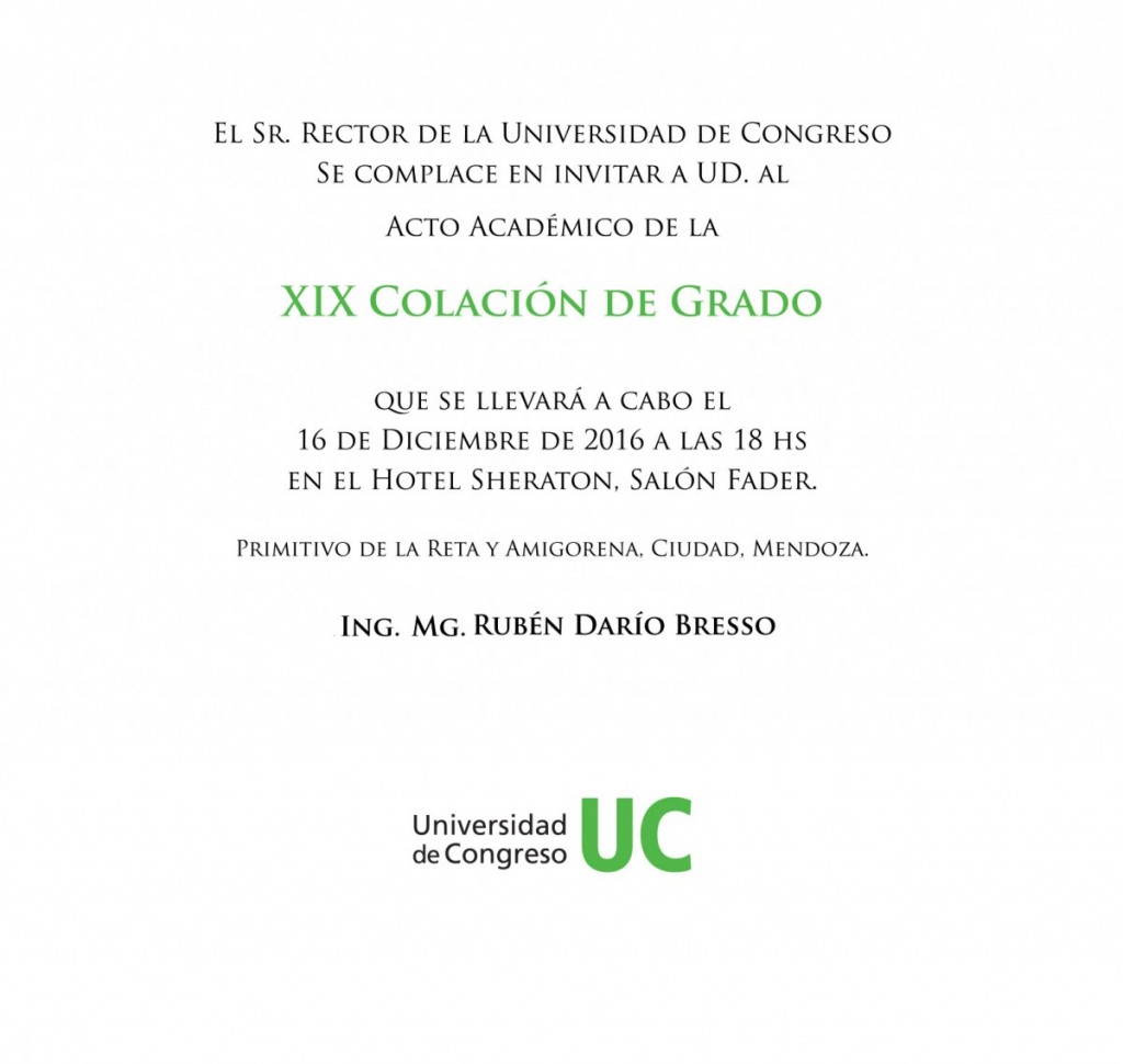 invitación